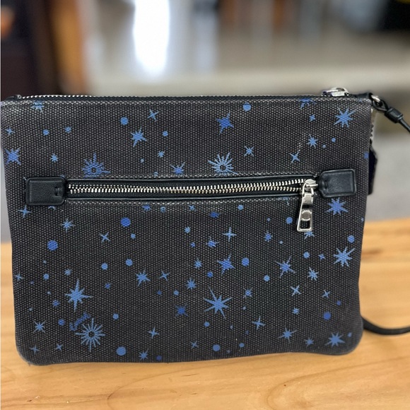 Coach x STAR WARS “May the Force Be With You” Black and Blue Wristlet/Pouch - Picture 6 of 9